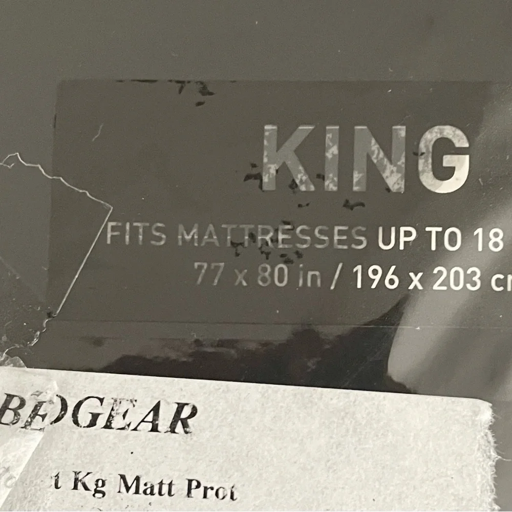 NEW ~ BedGear ~ King ~ iPROTECT ~ Mattress Protector ~ Waterproof Barrier